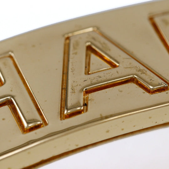 CHANEL Valletta Plated Gold gold Women Used Authentic