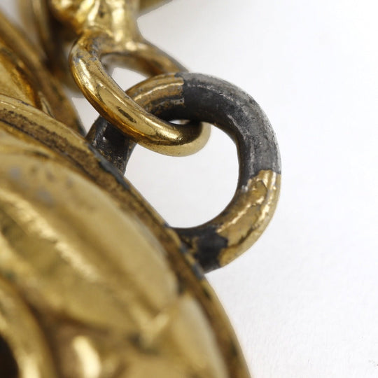 CHANEL key ring Plated Gold gold charm Women Used Authentic
