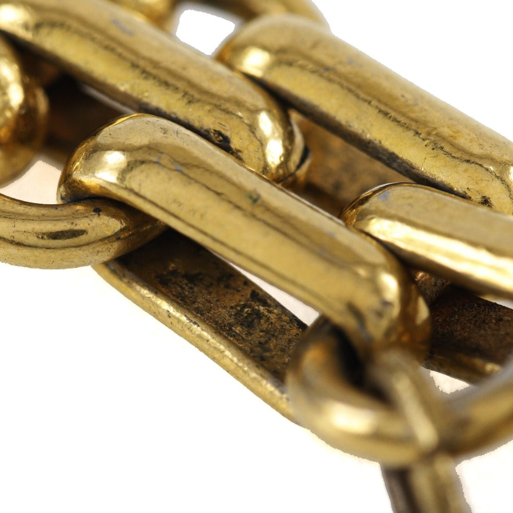 CHANEL key ring Plated Gold gold charm Women Used Authentic