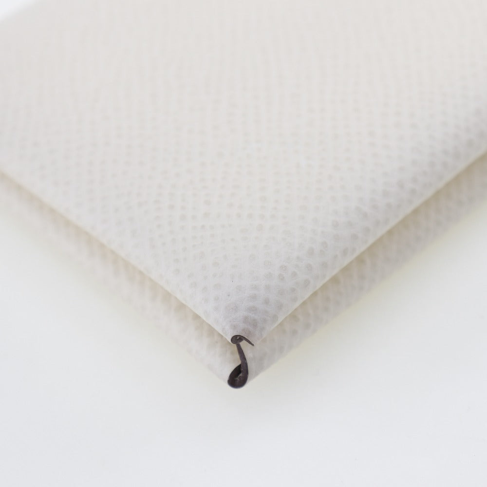 HERMES Card Case Epsom White Calvi unisex(Unisex) Used Authentic