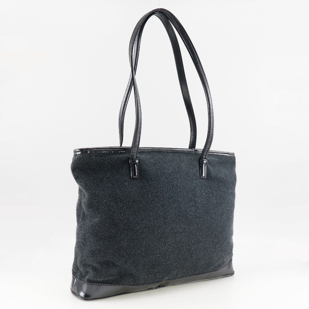LOEWE Tote Bag felt gray anagram Women Used Authentic