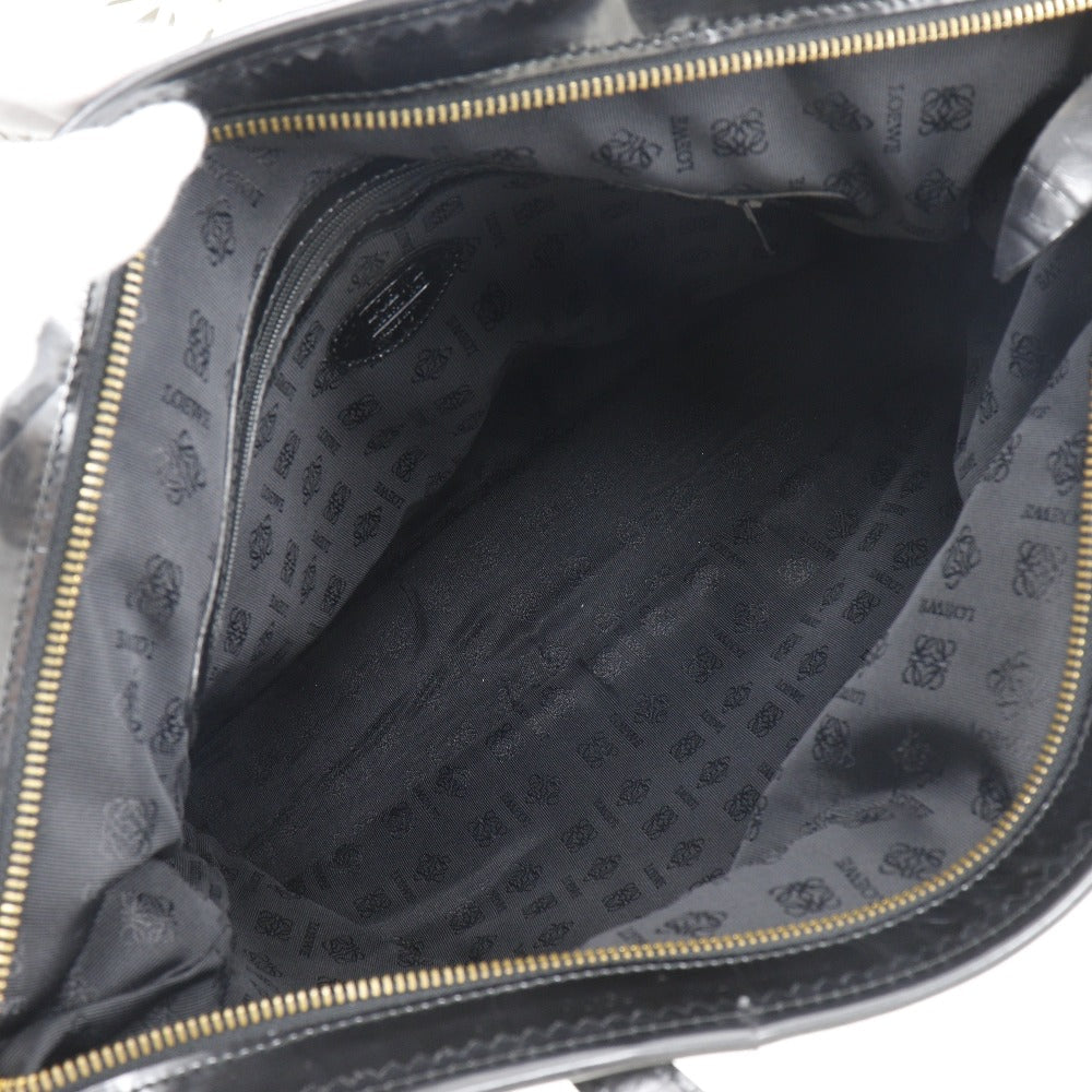 LOEWE Tote Bag felt gray anagram Women Used Authentic