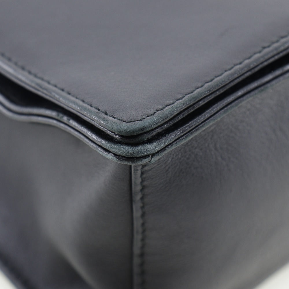 GUCCI Shoulder Bag 001 3243 200047 Calfskin black Bamboo Women Used Authentic