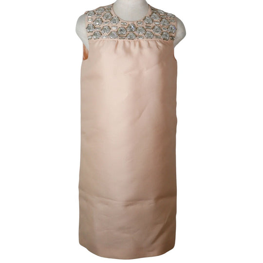 PRADA one piece polyester pink beige Women 36 Used Authentic