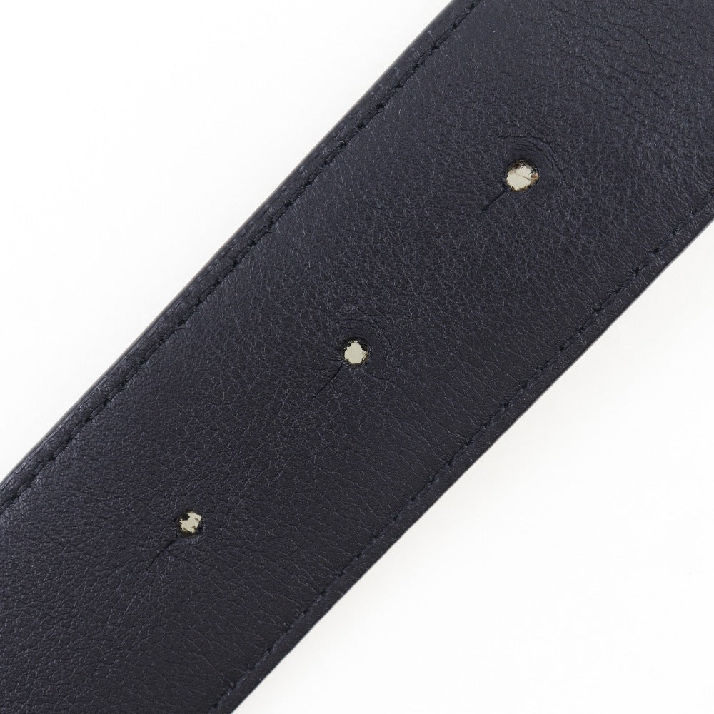 LOUIS VUITTON belt MP022 Monogram canvas Brown Saintur mens 90 Used Authentic