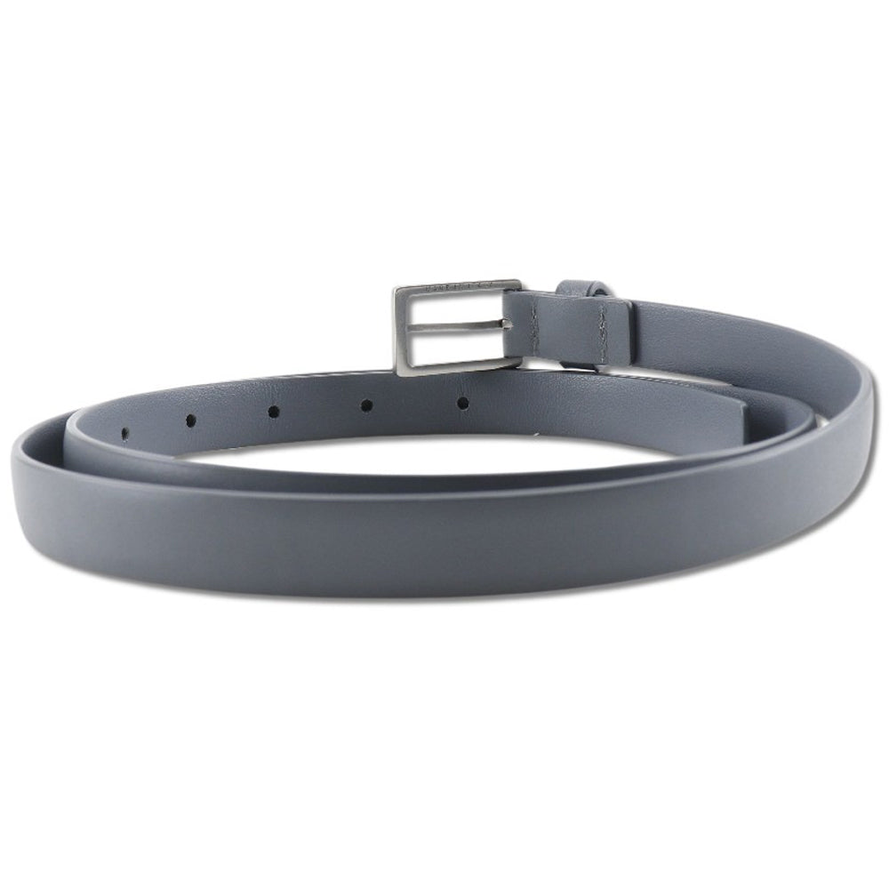 BOTTEGAVENETA belt Calfskin Blue gray mens Used Authentic