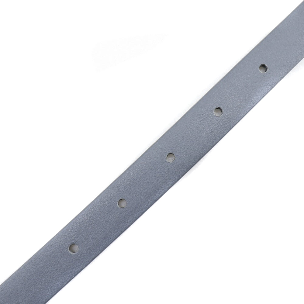 BOTTEGAVENETA belt Calfskin Blue gray mens Used Authentic