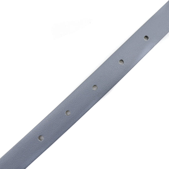 BOTTEGAVENETA belt Calfskin Blue gray mens Used Authentic