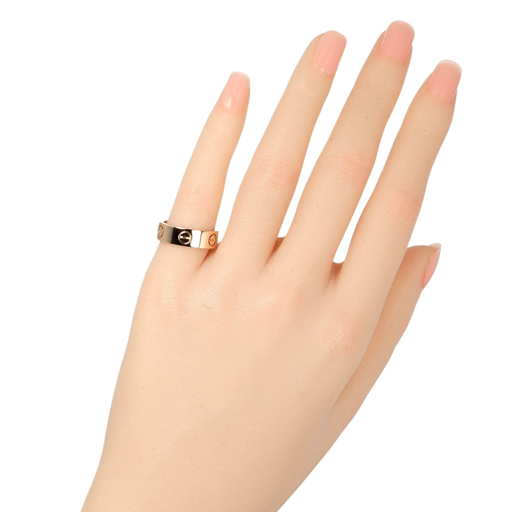 CARTIER Ring K18 Pink Gold gold love Women Used Authentic