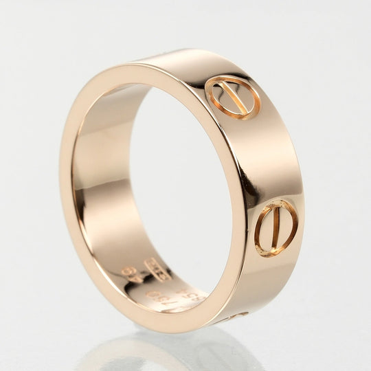 CARTIER Ring K18 Pink Gold gold love Women Used Authentic
