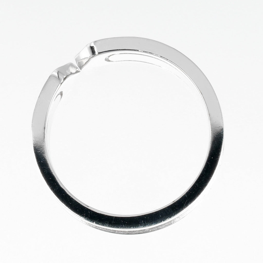 CARTIER Ring K18 White Gold, Diamond White gold 2C LM Women Used Authentic