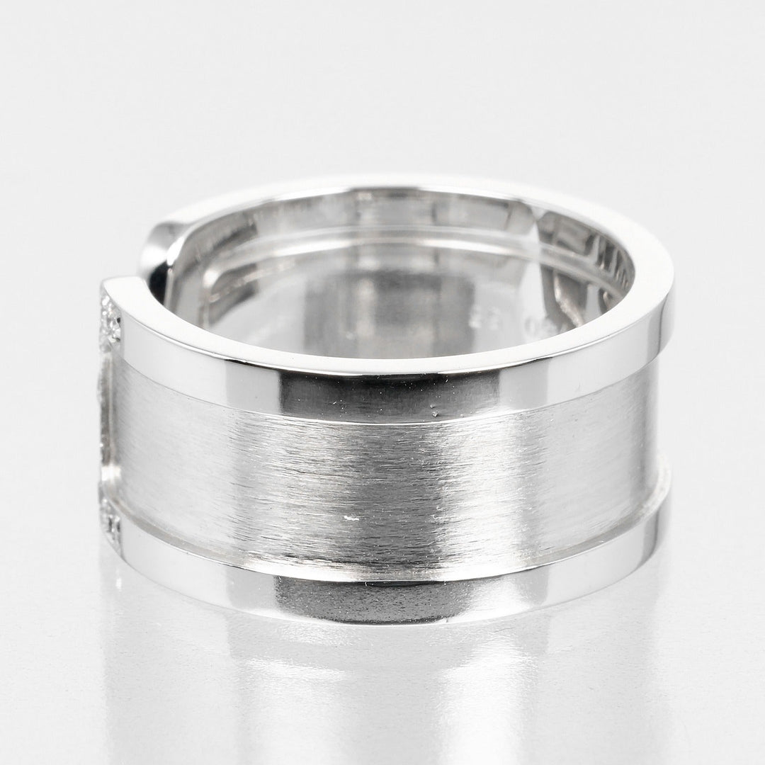 CARTIER Ring K18 White Gold, Diamond White gold 2C LM Women Used Authentic