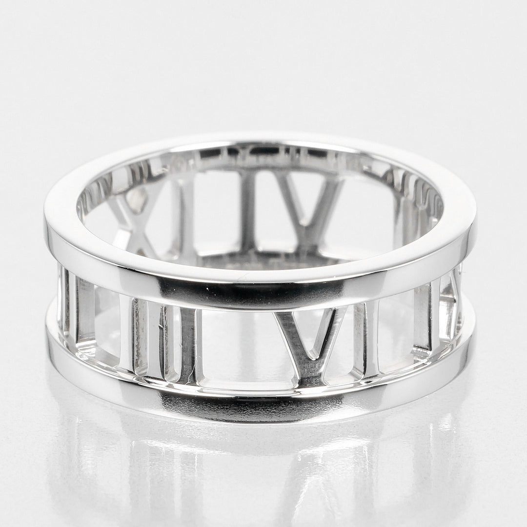 TIFFANY&Co. Ring K18 white gold White gold Open atlas Women Used Authentic