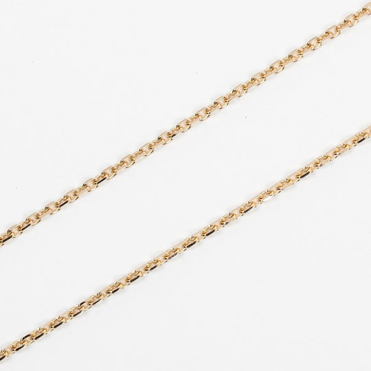 CARTIER Necklace K18 pink gold, diamond gold C heart Women Used Authentic