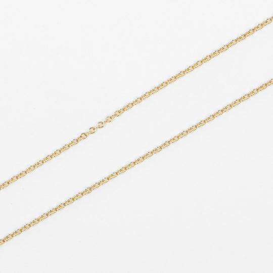 TIFFANY&Co. Necklace K18 yellow gold gold ribbon Women Used Authentic