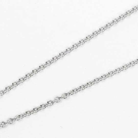 BVLGARI Necklace K18 white gold Silver greek cross Women Used Authentic