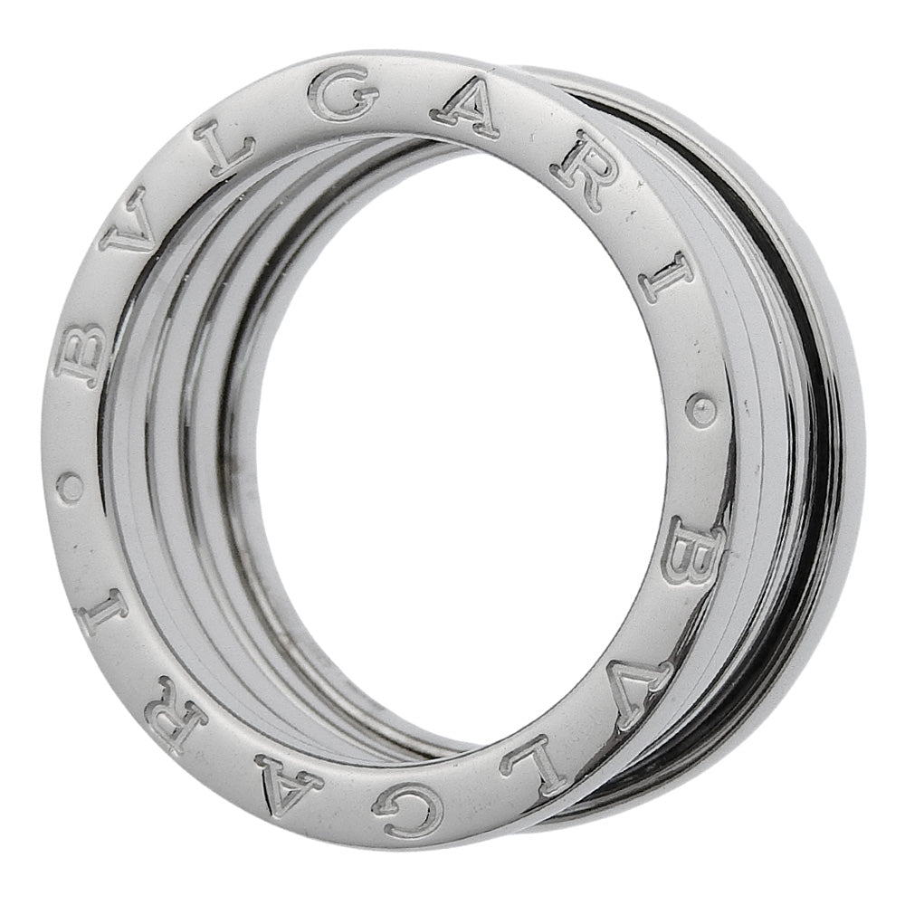 BVLGARI Ring K18 white gold Silver Be zero one B-zero1 Women 60 Used Authentic