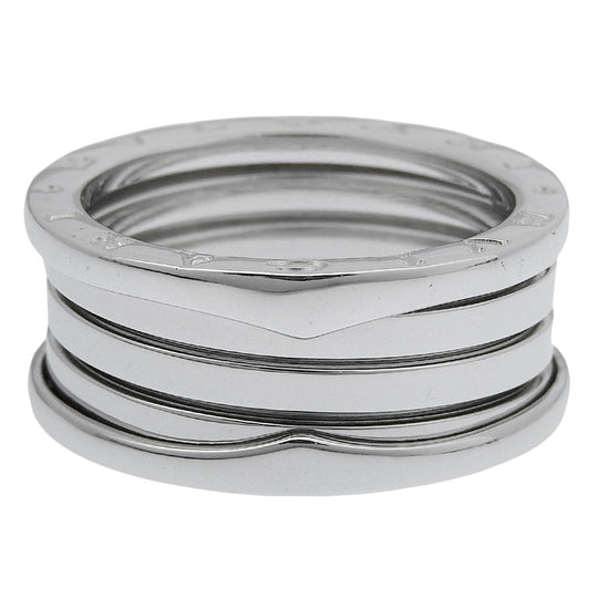 BVLGARI Ring K18 white gold Silver Be zero one B-zero1 Women 60 Used Authentic