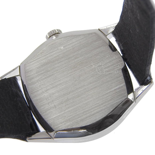 ROLEX Watches Hand Winding 6618 K18 White Gold, Leather Silver cal.1600 Geneva Cherini Silver dial Women Used Authentic