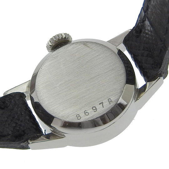 GIRARD-PERREGAUX Watches Hand Winding 8697A Stainless Steel , Leather Silver Silver dial Women Used Authentic