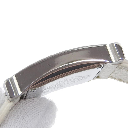 HERMES Watches Quartz HH1.210 Stainless Steel , Leather white H watch White dial Women Used Authentic