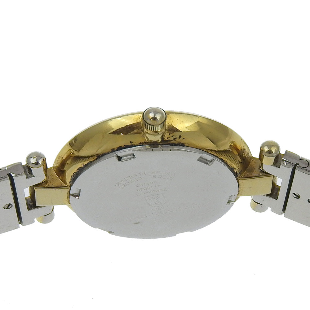 Christian Dior Watches Quartz 4715032 Stainless Steel , Plated Gold white White dial Women Used Authentic