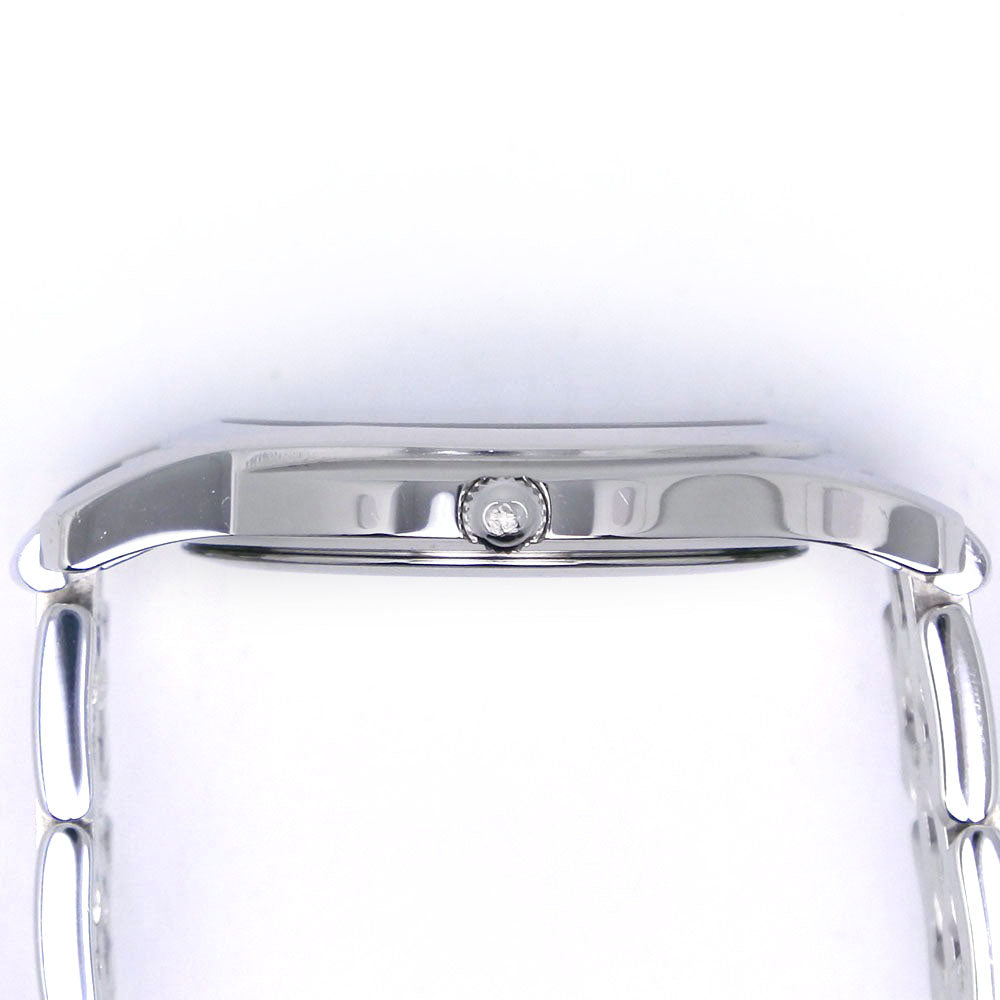 GUCCI Watches Quartz 5500M Stainless Steel Silver black dial mens Used Authentic