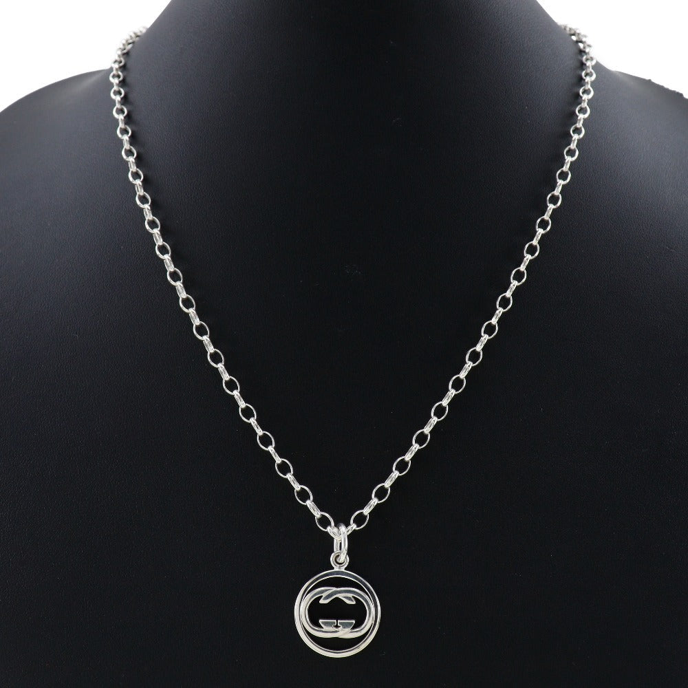 GUCCI Necklace Silver925 Silver Double G Doppia G Women(Unisex) Used Authentic