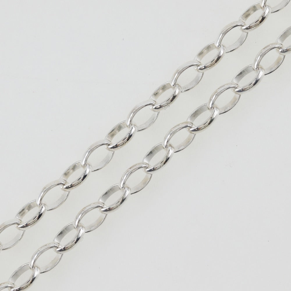 GUCCI Necklace Silver925 Silver Double G Doppia G Women(Unisex) Used Authentic