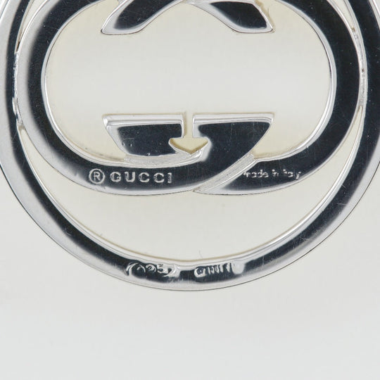 GUCCI Necklace Silver925 Silver Double G Doppia G Women(Unisex) Used Authentic