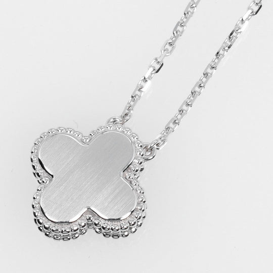 Van Cleef & Arpels Necklace K18 White Gold, Diamond Silver Holiday 2022 Vintage alhambra Women Used Authentic