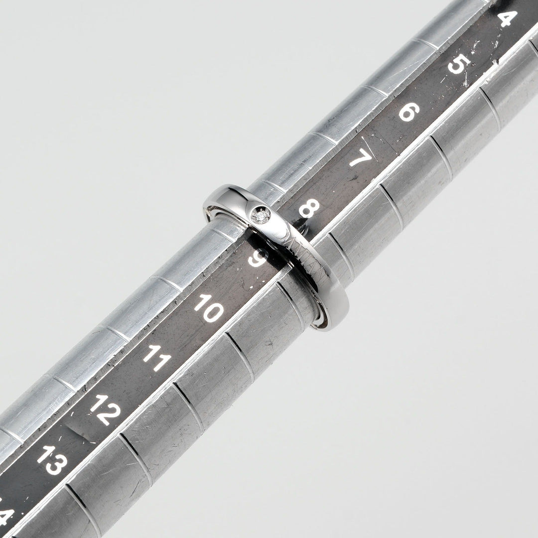 Damiani Ring K18 Gold, Diamond, WG PG Silver D side Women Used Authentic