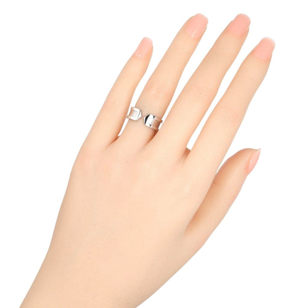 CARTIER Ring K18 white gold White gold 2C Women 48 Used Authentic