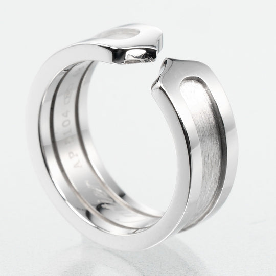 CARTIER Ring K18 white gold White gold 2C Women 48 Used Authentic