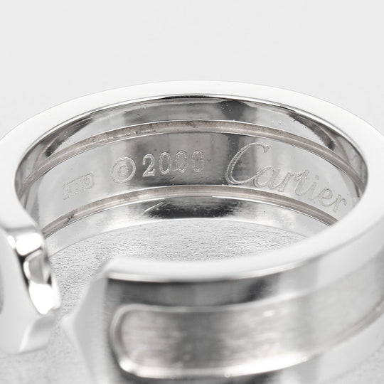 CARTIER Ring K18 white gold White gold 2C Women 48 Used Authentic