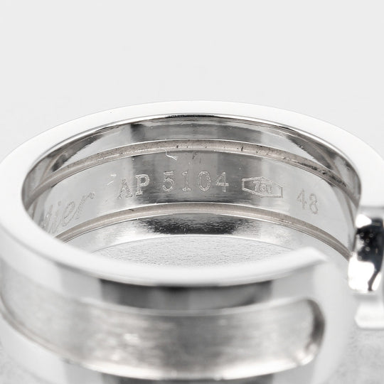 CARTIER Ring K18 white gold White gold 2C Women 48 Used Authentic