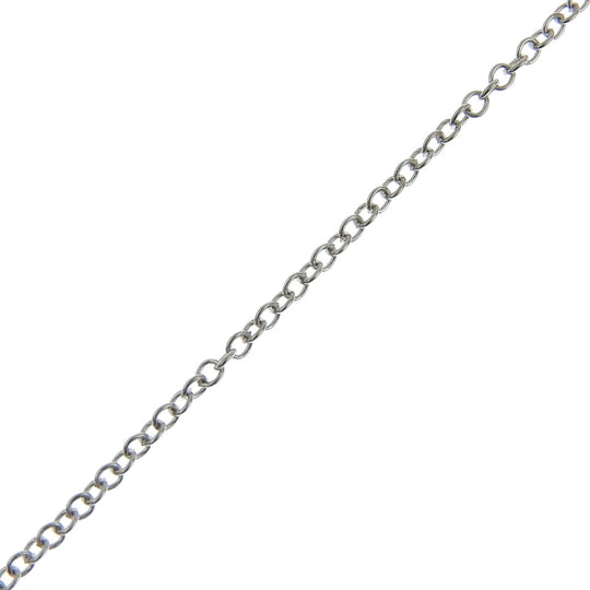PIAGET Necklace K18 White Gold, Diamond Silver heart