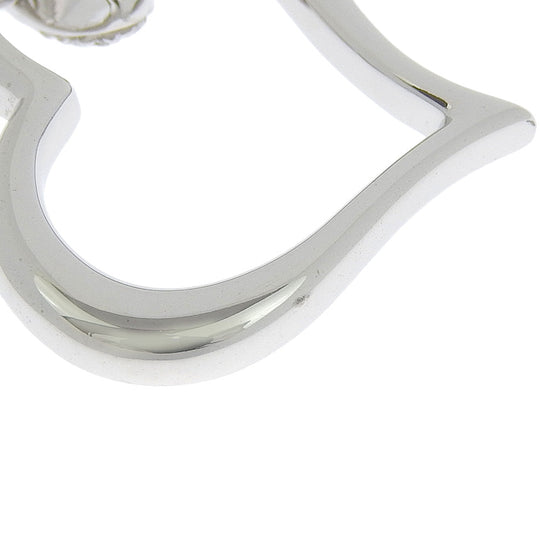 PIAGET Necklace K18 White Gold, Diamond Silver heart