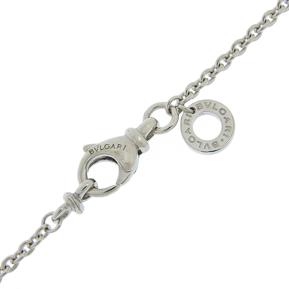 BVLGARI Necklace K18 white gold Silver B-Zero1 Women Used Authentic