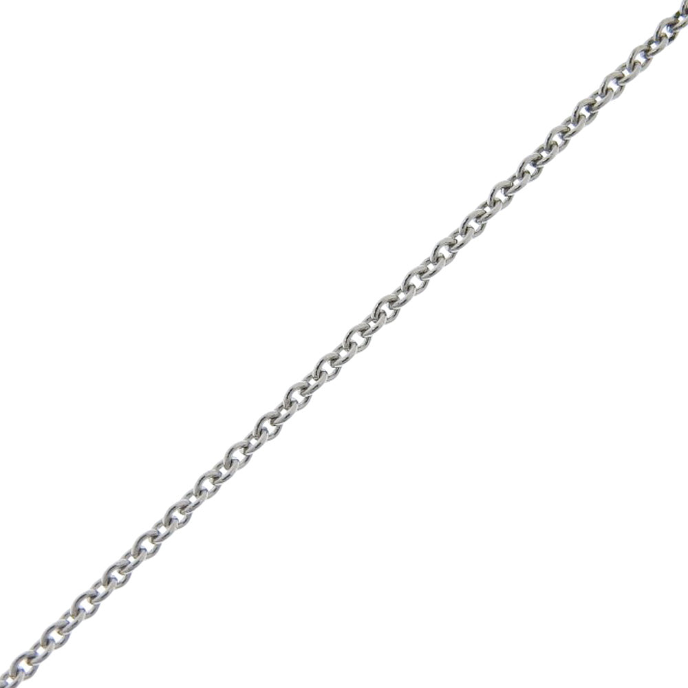 TIFFANY&Co. Necklace Pt950Platinum, Diamond Silver 5P Dotz heart Women Used Authentic