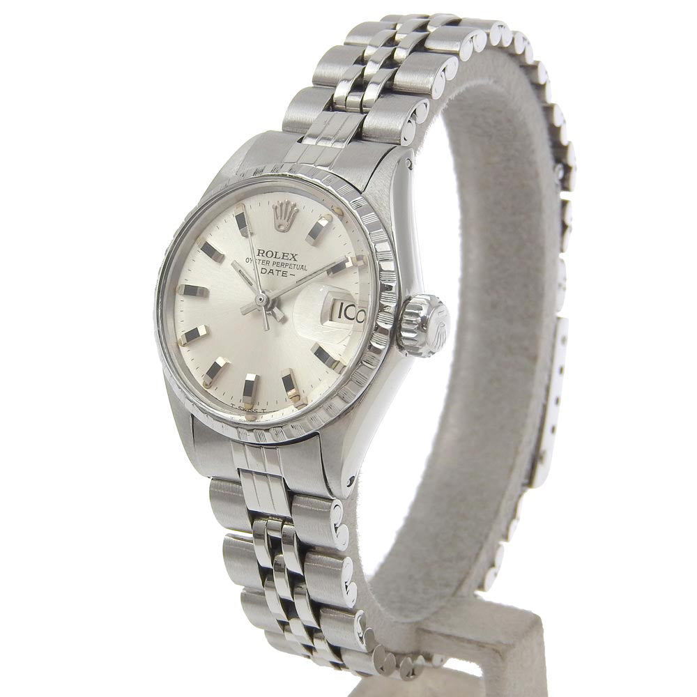 ROLEX Watches Mechanical Automatic 6524 Stainless Steel Silver cal.1161 Date 21 series Oyster perpetual Silver dial Women Used Authentic