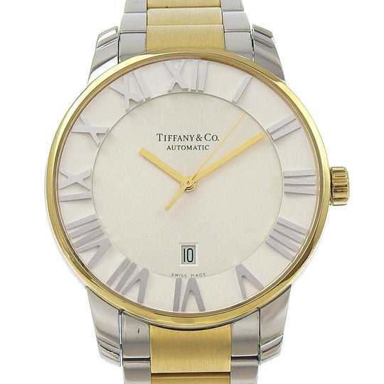 TIFFANY&Co. Watches Mechanical Automatic Z1810.68.15A21A00A Stainless Steel white Back schedule Atlas Dome White dial mens Used Authentic
