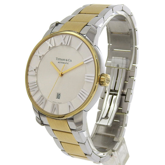 TIFFANY&Co. Watches Mechanical Automatic Z1810.68.15A21A00A Stainless Steel white Back schedule Atlas Dome White dial mens Used Authentic