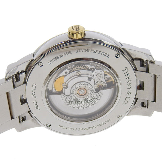 TIFFANY&Co. Watches Mechanical Automatic Z1810.68.15A21A00A Stainless Steel white Back schedule Atlas Dome White dial mens Used Authentic