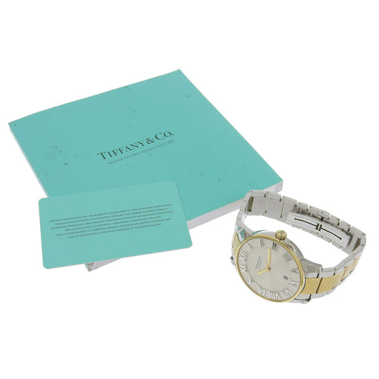 TIFFANY&Co. Watches Mechanical Automatic Z1810.68.15A21A00A Stainless Steel white Back schedule Atlas Dome White dial mens Used Authentic