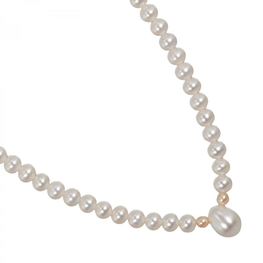 TASAKI Necklace Pearl, 18K Gold white Women Used Authentic