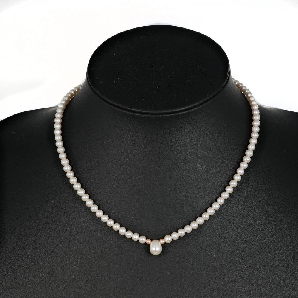 TASAKI Necklace Pearl, 18K Gold white Women Used Authentic