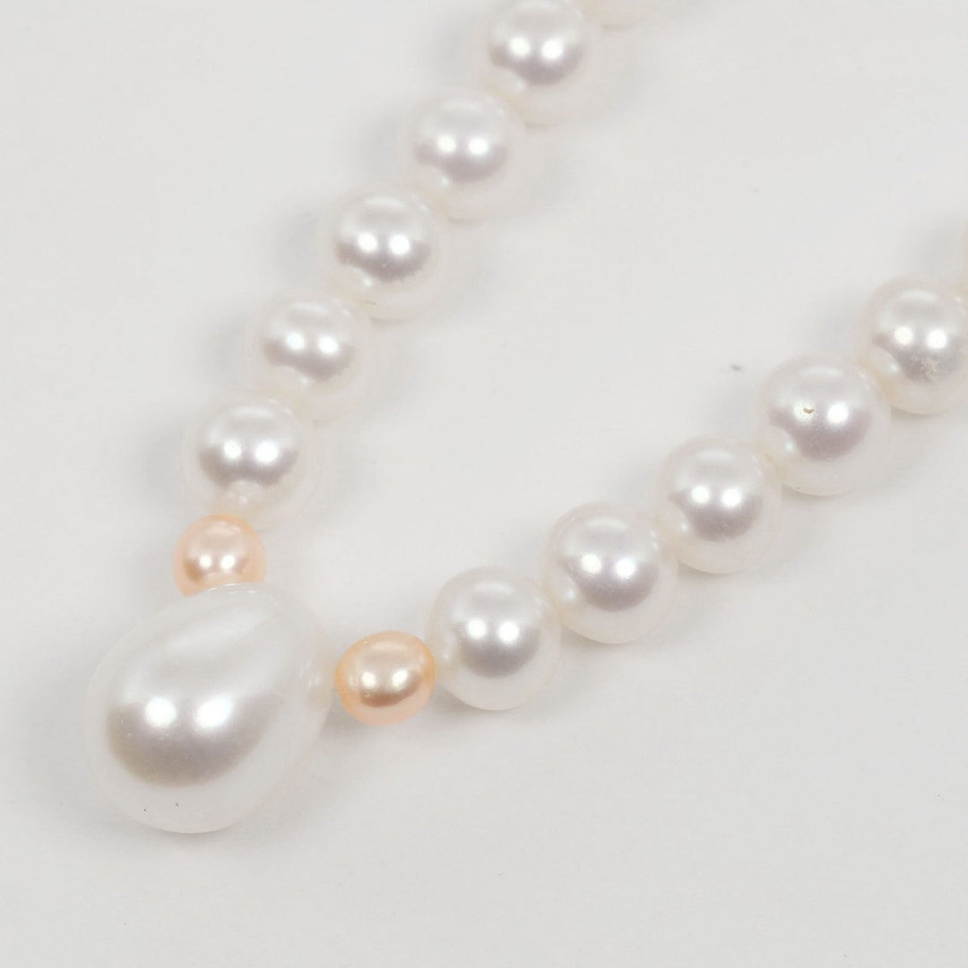 TASAKI Necklace Pearl, 18K Gold white Women Used Authentic