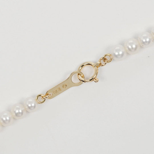 TASAKI Necklace Pearl, 18K Gold white Women Used Authentic