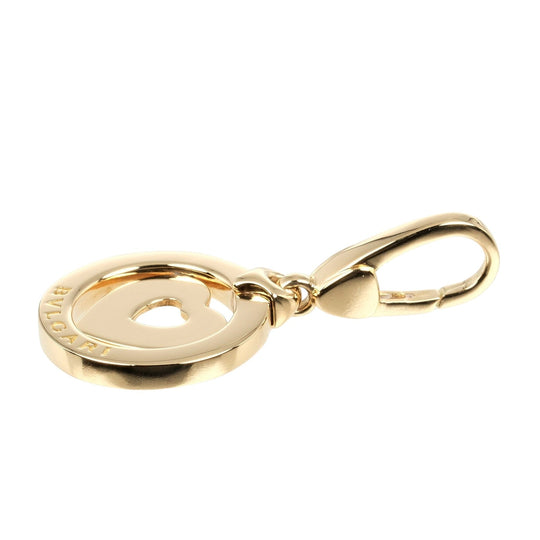 BVLGARI Pendant top K18 yellow gold gold Tond Heart Women Used Authentic